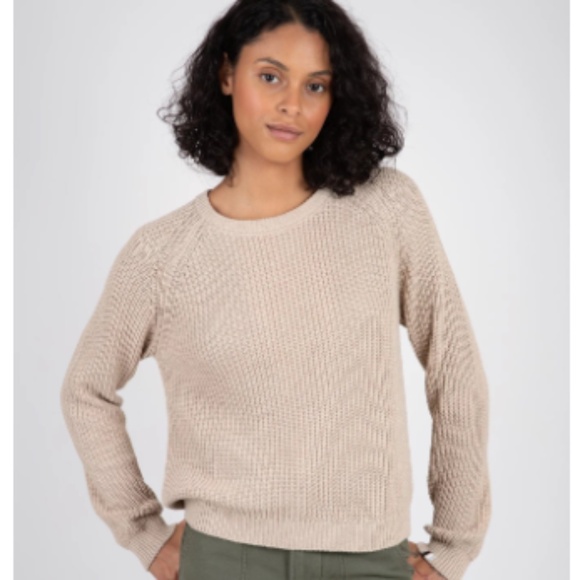 One Grey Day LA Cashmere Blend Crewneck Sweater, Sz M - Picture 1 of 6